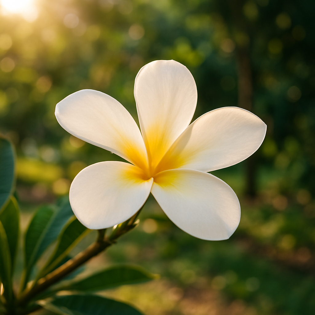 White Plumeria